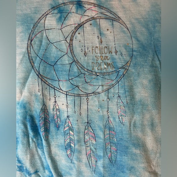 SO favorite graphic tee tie dye “follow your dreams” S (7) - Picture 3 of 4